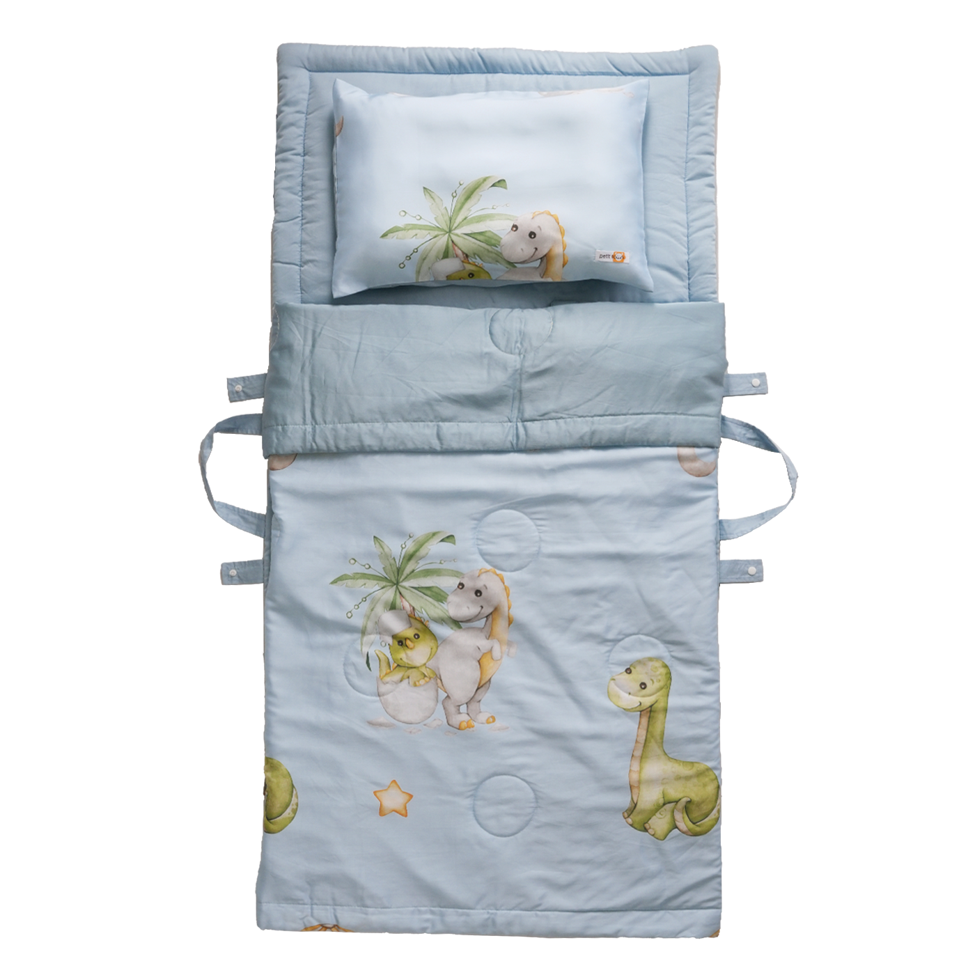 Set đi học tencel · Khủng long khí cầu